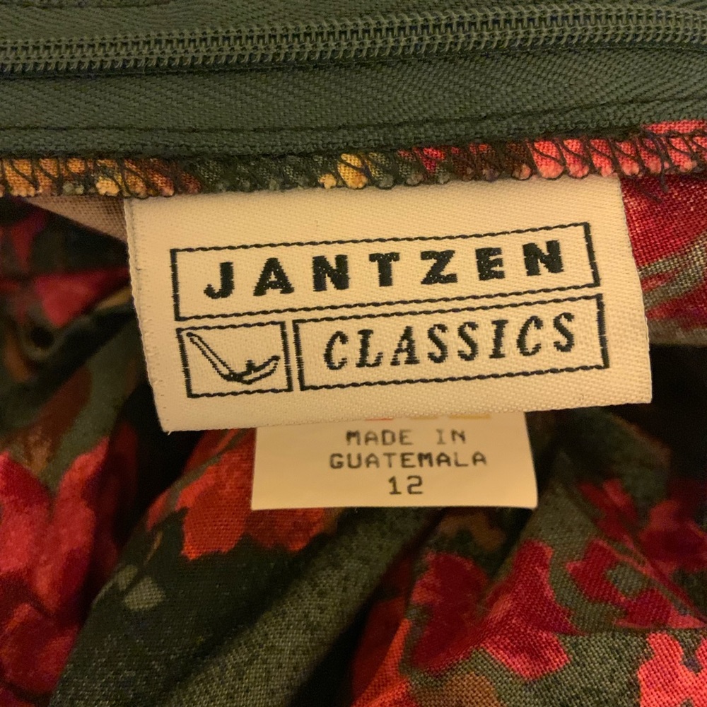 Vintage 90’s Green Floral Ankle Skirt Fairy - Picture 7 of 7